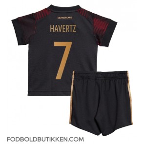 Tyskland Kai Havertz #7 Udebanetrøje Børn VM 2022 Kortærmet (+ Korte bukser)